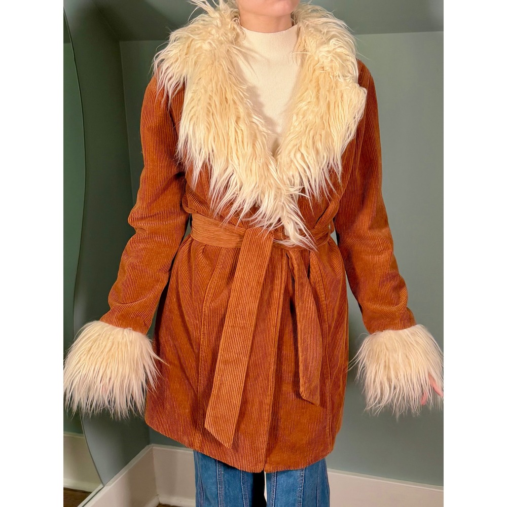 NWTs Penny Lane Style Coat Altar'd State Boho Hippie 1970s Vintage 70s Jacket - Picture 2 of 7